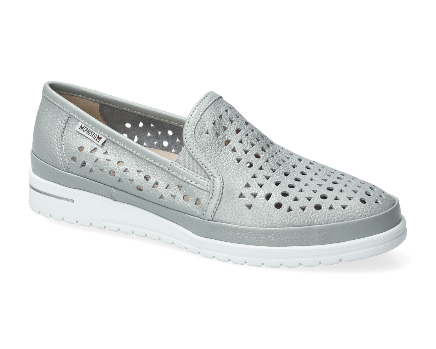 mocassins femme modèle Jana perf Bleu ciel - Mephisto